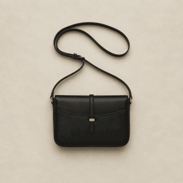 Black shoulder bag
