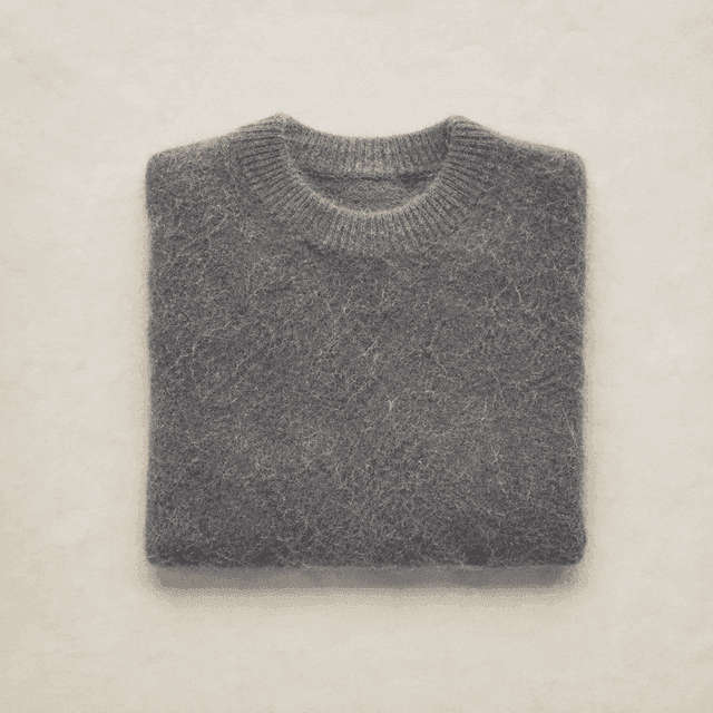 Grey mohair jumper