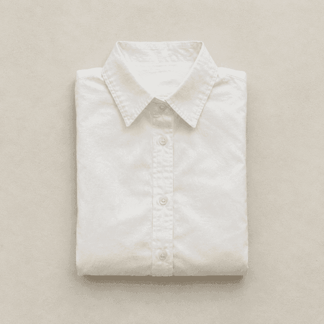 White poplin shirt