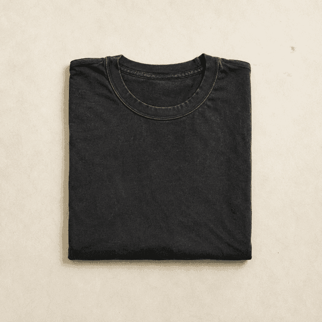 Washed black t-shirt